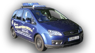 Az iskola Ford C-MAX tanulóautója
